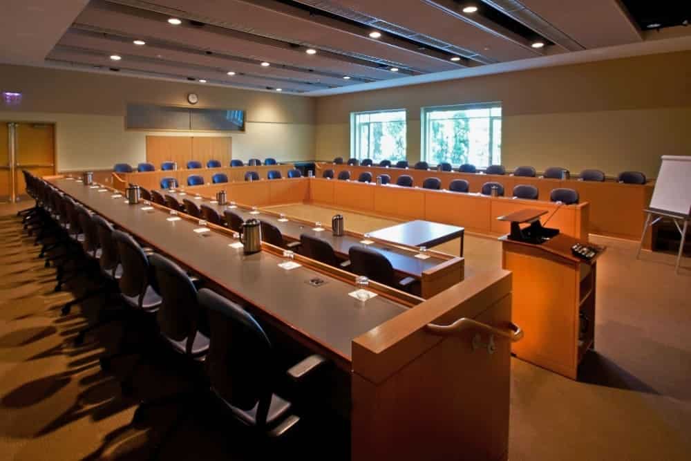 image of Forum Rooms - The Penn Stater Hotel dark lighting